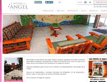 Tablet Screenshot of hotelriveradelangel.com